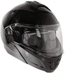HAWK Helmets FX ST 11121 Glossy Black Modular Motorcycle Full Face Helmet for Men & Women with Dual Flip Up Sun Visor DOT Approved for Bike Scooter ATV UTV Chopper Skateboard