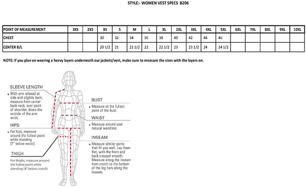 Xelement BX320 Black Motorcycle Vest for Womens - Ladies Real Genuine Leather Biker Gilet