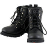 Xelement 2505 'Righteous' Women's Black Zipper Motorcycle Boots