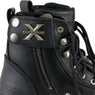Xelement 2505 'Righteous' Women's Black Zipper Motorcycle Boots