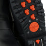 Xelement 2502 'Shorty' Women's Black Zipper Harness Motorcycle Leather Boots