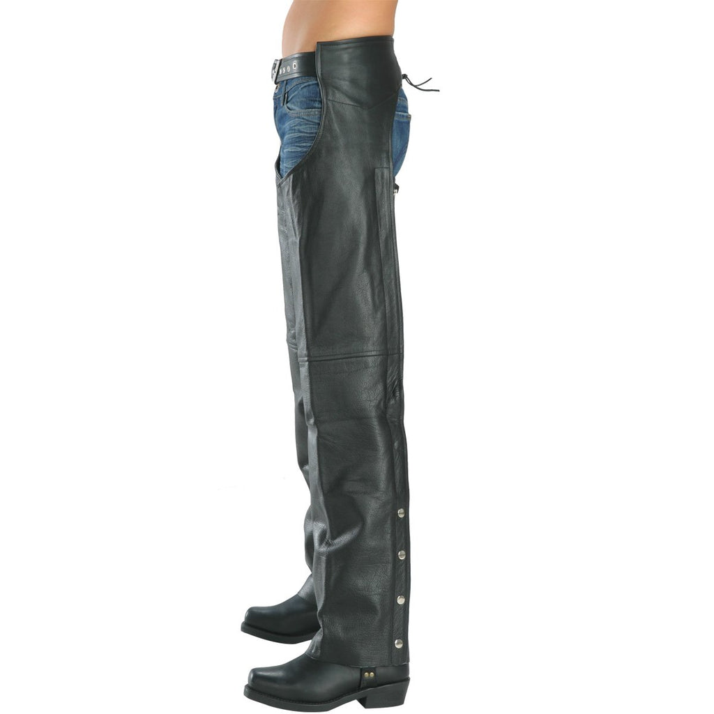 Trekking Chaps in Nappa Leather - USA Leather Jacket Store
