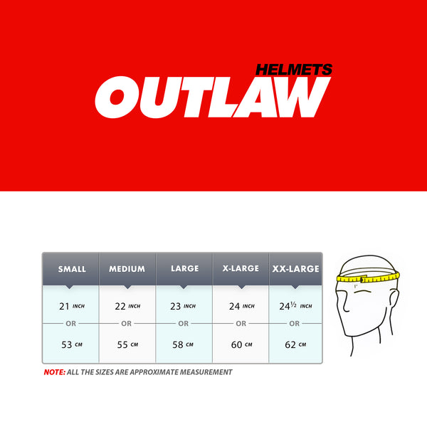 Outlaw Helmets T68 Glossy White Motorcycle Helmet for Men & Women DOT Approved - Adult Unisex Skull Cap for Bike Scooter ATV UTV Chopper Skateboard