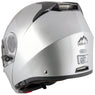 Snow Master TX50 Ultra Light Weight Modular Silver Dual Use Sport Snowmobile and street Motorcycle Full Face Helmet for Men & Women - DOT Approved for Bike Scooter ATV UTV Chopper Skateboard