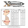 Xelement XG1409 Men's Black Premium Leather Riding Gloves with Gel Palms
