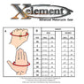 Xelement XG351 Black Skull & Flame Fingerless Leather Motorcycle Gloves