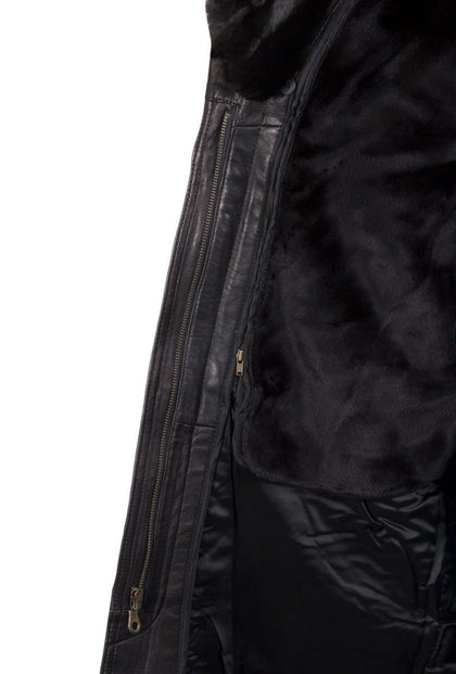 Ladies Lucky Leather 226 Soft Touch Lambskin Leather Long Coat