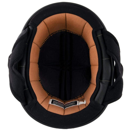 Outlaw Helmets HT1 Hustler Glossy Black & Color US Flag Motorcycle Half Helmet for Men & Women DOT Approved - Adult Unisex Skull Cap for Bike ATV UTV Chopper Cruiser Skateboard