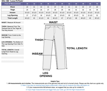 Xelement 860 Men's 'Classic' Black Loose Fit Leather Pants