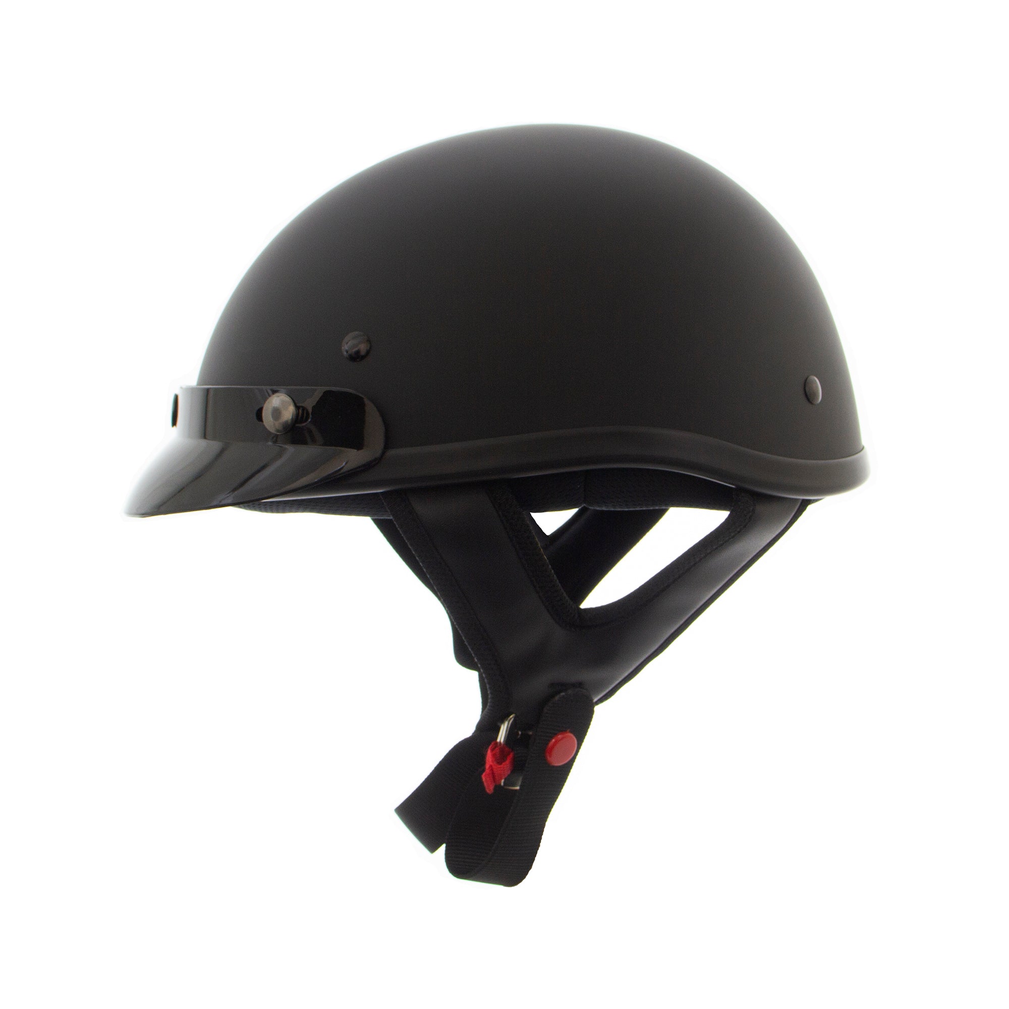 does a flat black motorcycle helmet get hot Outlaw Helmets T70 Matte Black - DOT Approved - Half Helmet Motorcycle Men & Women