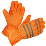 Xelement XS0405 'Gauntlet' Men's Neon Orange Waterproof Tri-Tex Gloves