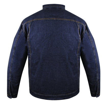 Lada Traditional Mens Western Dark Blue Denim Jacket