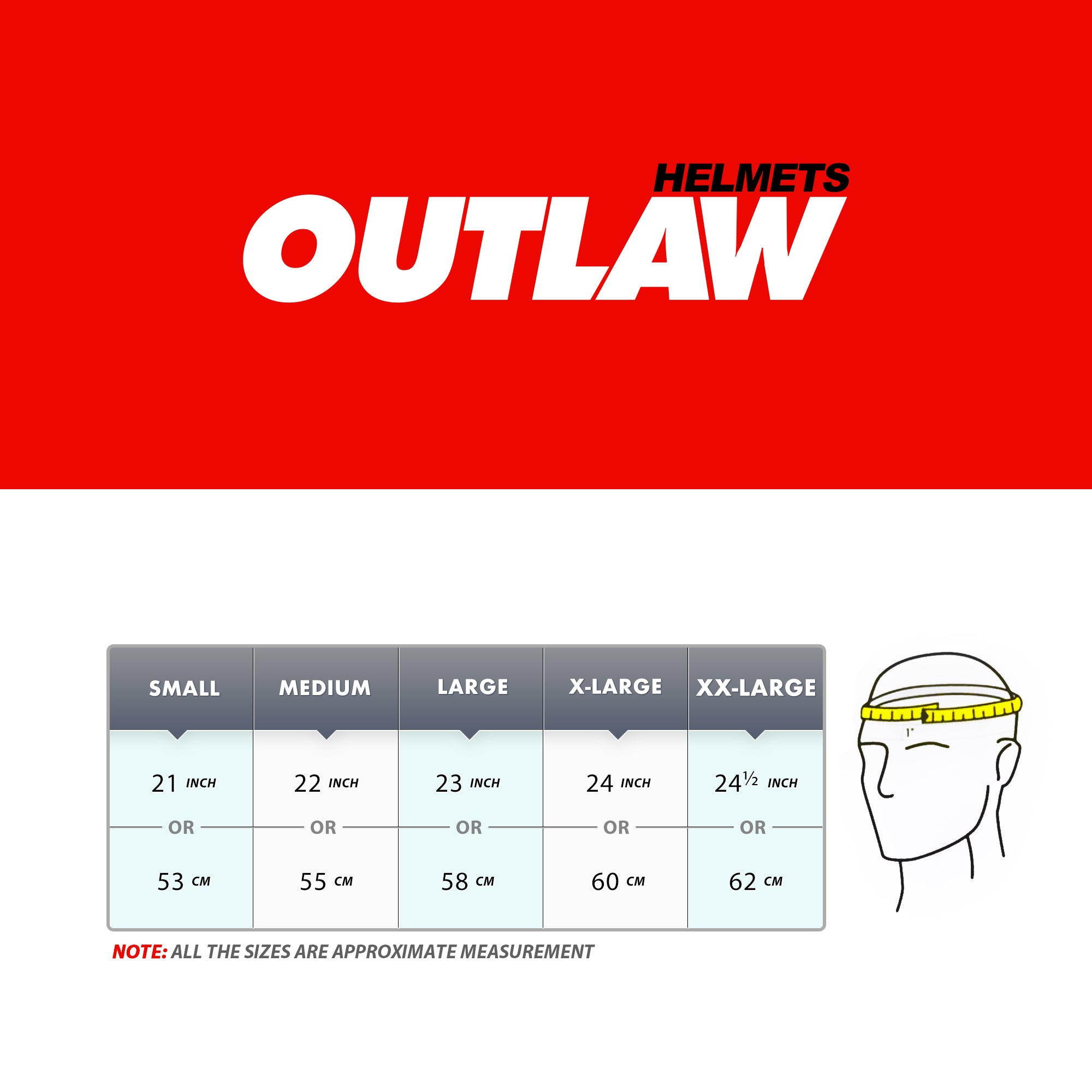 23 inch motorcycle helmet sixe Outlaw Helmets T68 Glossy White Motorcycle Helmet for Men & Women DOT Approved